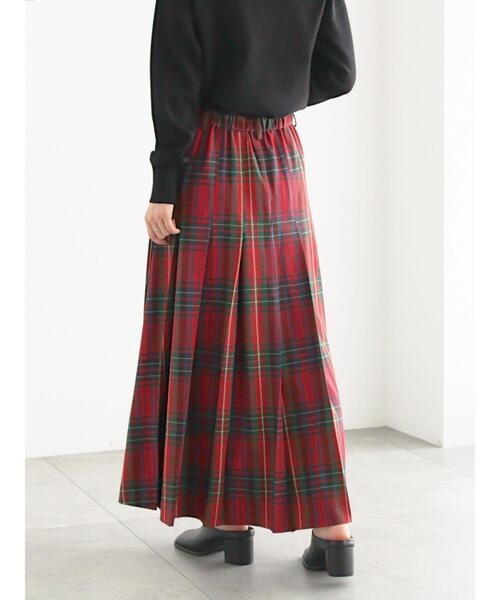 Te chichi(テチチ)の「チェックアソートロングプリーツスカート(スカート・レディース・ブラック/レッド/ブラウン/ネイビー・F)」の18枚目の写真