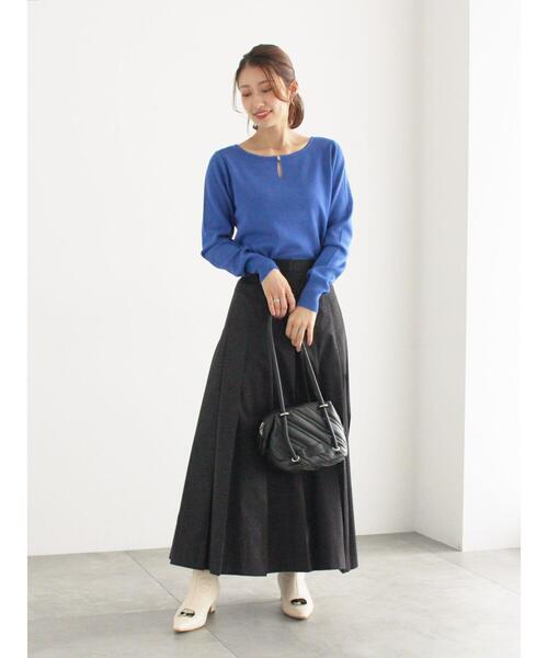 Te chichi(テチチ)の「チェックアソートロングプリーツスカート(スカート・レディース・ブラック/レッド/ブラウン/ネイビー・F)」の22枚目の写真