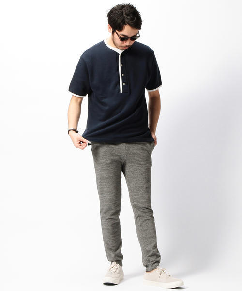 BEAMS PLUS（ビームスプラス）の「BEAMS PLUS / ヘンリーネック スウェット（スウェット・メンズ・グリーン/ネイビー・SMALL/LARGE/X-LARGE/MEDIUM）」の8枚目の写真