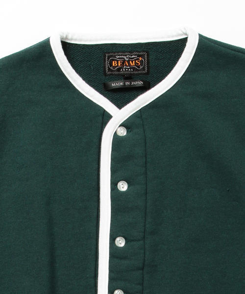 BEAMS PLUS（ビームスプラス）の「BEAMS PLUS / ヘンリーネック スウェット（スウェット・メンズ・グリーン/ネイビー・SMALL/LARGE/X-LARGE/MEDIUM）」の10枚目の写真