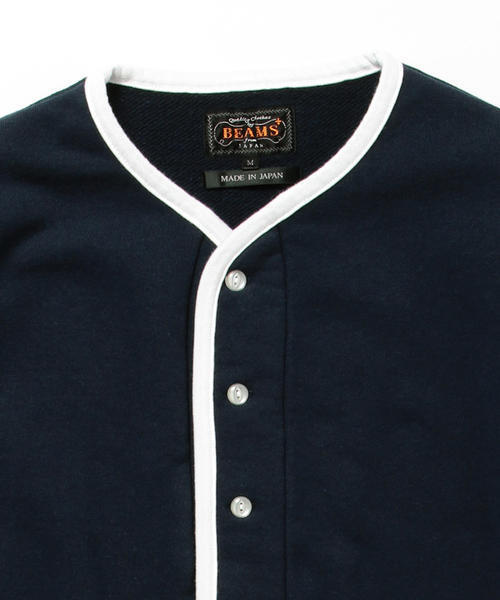 BEAMS PLUS（ビームスプラス）の「BEAMS PLUS / ヘンリーネック スウェット（スウェット・メンズ・グリーン/ネイビー・SMALL/LARGE/X-LARGE/MEDIUM）」の17枚目の写真