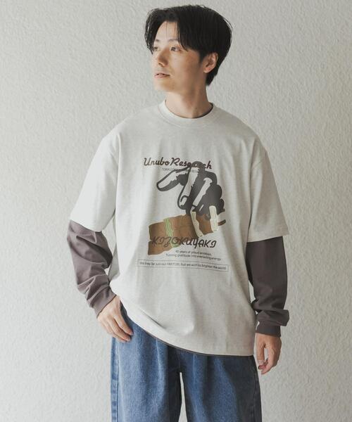 URBAN RESEARCH（アーバンリサーチ）の「鳥貴族×UR　UnuboResearch SHORT-SLEEVE T-SHIRTS B（Tシャツ/カットソー・メンズ・チャコールグレー/ブラック/モカ/オートミール/ホワイト・MEDIUM/X-LARGE/LARGE）」の5枚目の写真