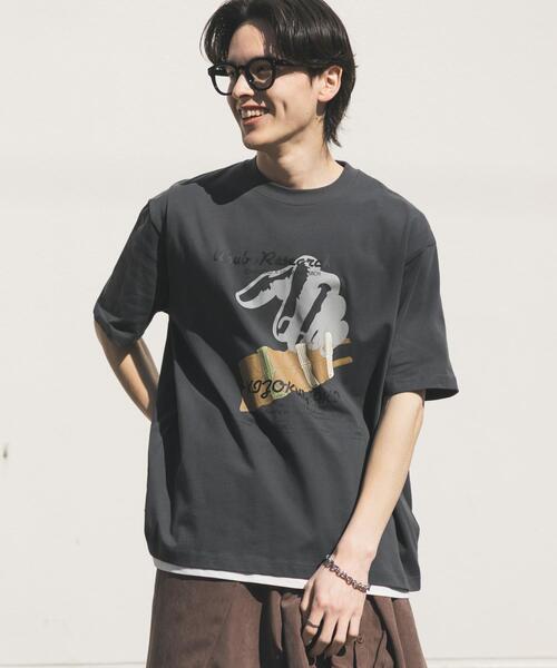 URBAN RESEARCH（アーバンリサーチ）の「鳥貴族×UR　UnuboResearch SHORT-SLEEVE T-SHIRTS B（Tシャツ/カットソー・メンズ・チャコールグレー/ブラック/モカ/オートミール/ホワイト・MEDIUM/X-LARGE/LARGE）」の16枚目の写真