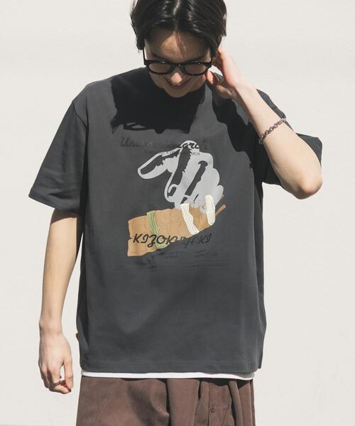 URBAN RESEARCH（アーバンリサーチ）の「鳥貴族×UR　UnuboResearch SHORT-SLEEVE T-SHIRTS B（Tシャツ/カットソー・メンズ・チャコールグレー/ブラック/モカ/オートミール/ホワイト・MEDIUM/X-LARGE/LARGE）」の18枚目の写真