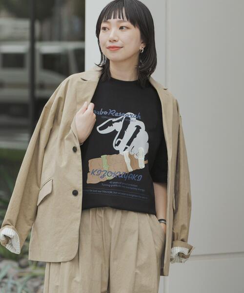 URBAN RESEARCH（アーバンリサーチ）の「鳥貴族×UR　UnuboResearch SHORT-SLEEVE T-SHIRTS B（Tシャツ/カットソー・メンズ・チャコールグレー/ブラック/モカ/オートミール/ホワイト・MEDIUM/X-LARGE/LARGE）」の10枚目の写真