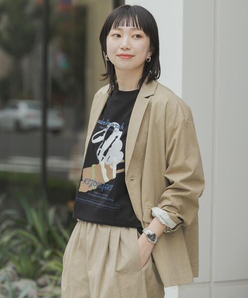 URBAN RESEARCH（アーバンリサーチ）の「鳥貴族×UR　UnuboResearch SHORT-SLEEVE T-SHIRTS B（Tシャツ/カットソー・メンズ・チャコールグレー/ブラック/モカ/オートミール/ホワイト・MEDIUM/X-LARGE/LARGE）」の14枚目の写真