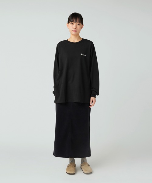 Snow Peak（スノーピーク）の「Snow Peak / Water-Repellent Fleece Skirt 撥水 フリース スカート（スカート・レディース・ブラック/ライトグレー/オレンジ・1/2/3）」の10枚目の写真