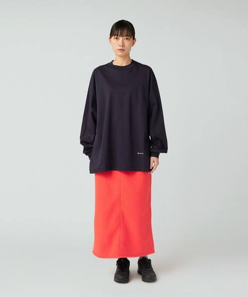 Snow Peak（スノーピーク）の「Snow Peak / Water-Repellent Fleece Skirt 撥水 フリース スカート（スカート・レディース・ブラック/ライトグレー/オレンジ・1/2/3）」の11枚目の写真