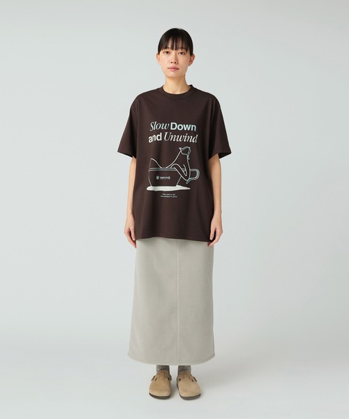 Snow Peak（スノーピーク）の「Snow Peak / Water-Repellent Fleece Skirt 撥水 フリース スカート（スカート・レディース・ブラック/ライトグレー/オレンジ・1/2/3）」の12枚目の写真