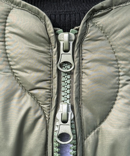 U.S. POLO ASSN.(ユーエスポロアッスン)の「【U.S. POLO ASSN.】オーバーサイズ ロイヤルキルティングコート ダブルジップ仕様 /キルティングジャケット/ロング丈(ブルゾン・レディース・ブラック/カーキ・S/M/L)」の6枚目の写真