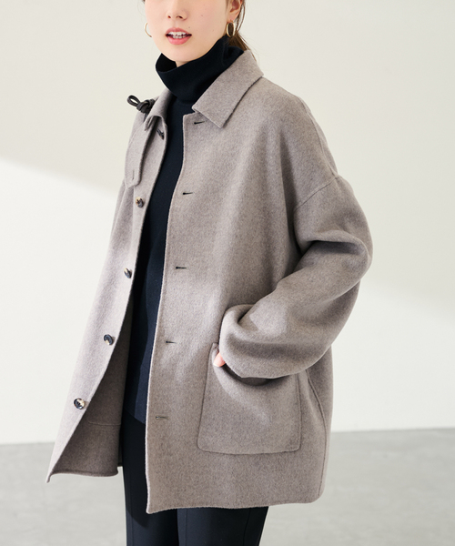 セール】≪追加≫ハミルトンバルカラーミドルコート 2（ステンカラー