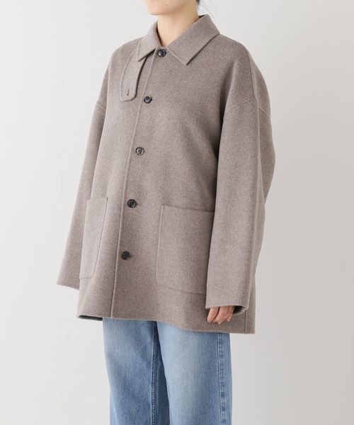 さりー　FRAMeWORK ハミルトンバルカラーミドルコート ハミルトンバルカラーミドルコート（ステンカラーコート）｜FRAMeWORK