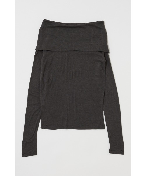 MOUSSY(マウジー)の「OFF SHOULDER カットトップス(Tシャツ/カットソー・レディース・ライトイエロー/グレー/ブラック/レッド・FREE)」の1枚目の写真