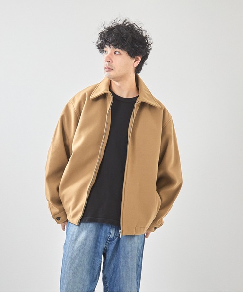 VIBGYOR（ヴィブジョー）の「フェイクメルトントラッカージャケット(CN)（ブルゾン・メンズ・ベージュ/チャコールグレー/ブラック・X-LARGE/LARGE/MEDIUM）」の3枚目の写真