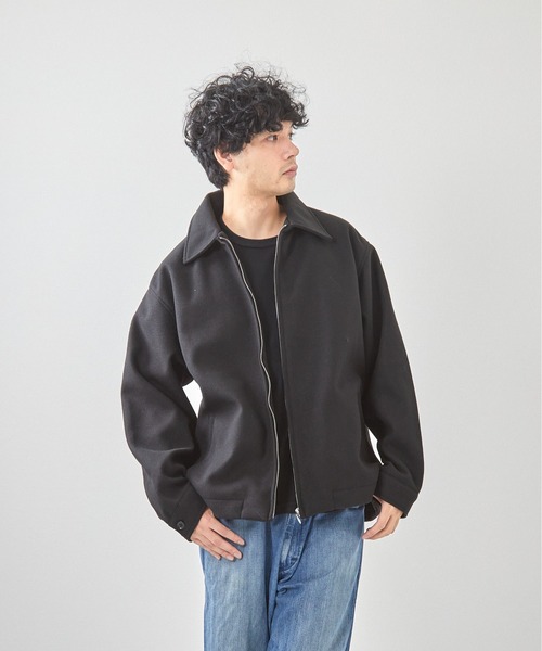 VIBGYOR（ヴィブジョー）の「フェイクメルトントラッカージャケット(CN)（ブルゾン・メンズ・ベージュ/チャコールグレー/ブラック・X-LARGE/LARGE/MEDIUM）」の2枚目の写真