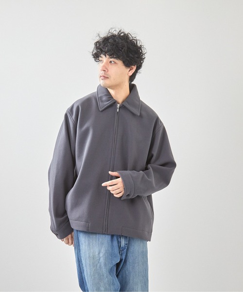 VIBGYOR（ヴィブジョー）の「フェイクメルトントラッカージャケット(CN)（ブルゾン・メンズ・ベージュ/チャコールグレー/ブラック・X-LARGE/LARGE/MEDIUM）」の11枚目の写真