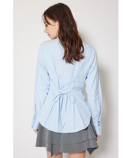 ウエストシェイプボウタイシャツ 秋服 冬服