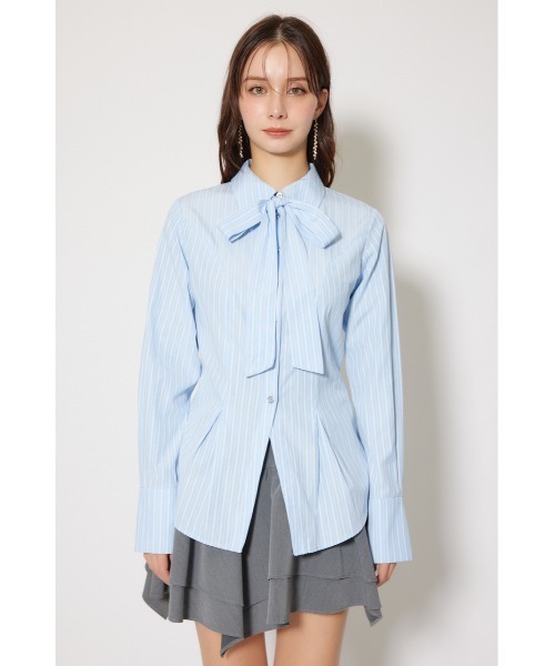 ウエストシェイプボウタイシャツ 秋服 冬服