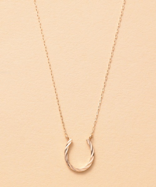 COACH（コーチ）の「【Viju GOLD】 10金 アクセサリー Linea_U レディース ネックレス（ネックレス・レディース・ゴールド・FREE）」の2枚目の写真