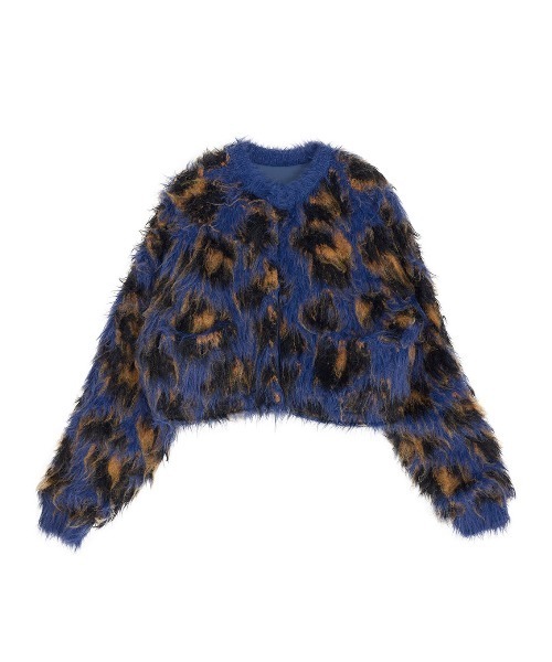 【新品未使用】ANIMAL SHAGGY KNIT CARDIGAN ANIMAL SHAGGY KNIT CARDIGAN（ニット/セーター）｜Ameri（アメリ）の