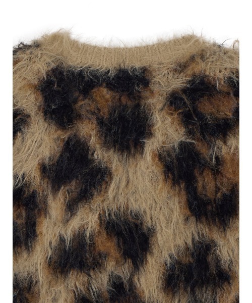 Ameri(アメリ)の「ANIMAL SHAGGY KNIT CARDIGAN(ニット/セーター・レディース・ベージュ/ブルー・FREE)」の22枚目の写真