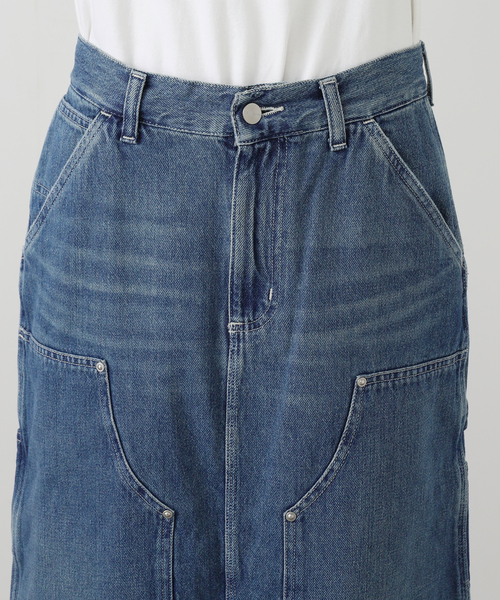 ⭐️匿名配送⭐️カーハート　carhartt サスペンダー付きデニムスカート　W27 セール】【CARHARTT WIP / カーハート ダブリューアイピー】 W' DOUBLE