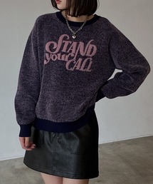 PAGEBOY | フェザーロゴプルオーバー(ニット/セーター)