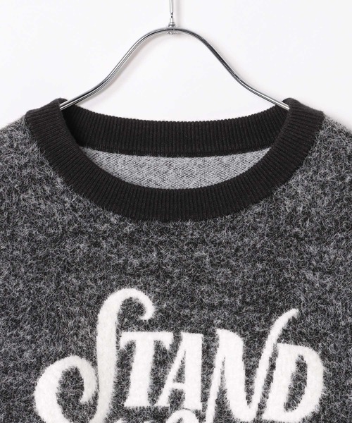 PAGEBOY（ページボーイ）の「フェザーロゴプルオーバー（ニット/セーター・レディース・オフホワイト/ブルー/ブラック/レッド・FREE）」の12枚目の写真