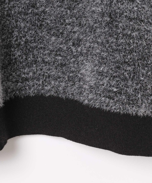 PAGEBOY（ページボーイ）の「フェザーロゴプルオーバー（ニット/セーター・レディース・オフホワイト/ブルー/ブラック/レッド・FREE）」の5枚目の写真