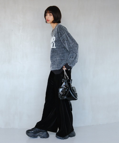 PAGEBOY（ページボーイ）の「フェザーロゴプルオーバー（ニット/セーター・レディース・オフホワイト/ブルー/ブラック/レッド・FREE）」の20枚目の写真