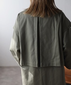 08sircus/08サーカス】ハイカウントウェザーモッズコート（撥水加工