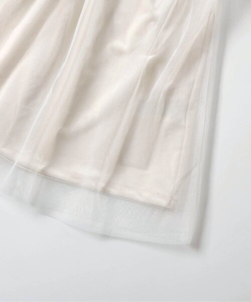 apres les cours（アプレレクール）の「【リンク/ジュニア対応】ベロアチュールワンピース＿アプレレクールマシェリ（ワンピース・キッズ・ブラック/アイボリー・80/90/100/110/120/130/140）」の12枚目の写真