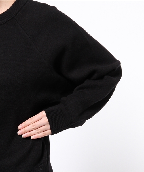 mystic(ミスティック)の「【mystic】ウォッシャブルドルマンニット(ニット/セーター・レディース・キャメル/グレー/ブルー/ブラック/オフホワイト・フリ-)」の8枚目の写真