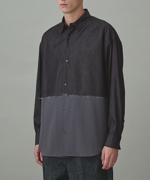 N.HOOLYWOOD/エヌハリウッド】別注 SWITCHING L/S SHIRTS（シャツ