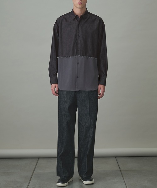 N.HOOLYWOOD/エヌハリウッド】別注 SWITCHING L/S SHIRTS（シャツ