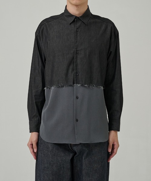 N.HOOLYWOOD/エヌハリウッド】別注 SWITCHING L/S SHIRTS（シャツ