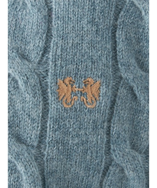 McGREGOR（マックレガー）の「ウールケーブルニットプルオーバー（ニット/セーター・レディース・グリーン/ネイビー/ミント/スモークピンク/ピンク系その他/ナチュラル・M/L）」の19枚目の写真