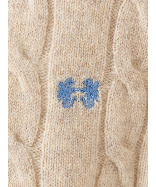 McGREGOR（マックレガー）の「ウールケーブルニットプルオーバー（ニット/セーター・レディース・グリーン/ネイビー/ミント/スモークピンク/ピンク系その他/ナチュラル・M/L）」の20枚目の写真