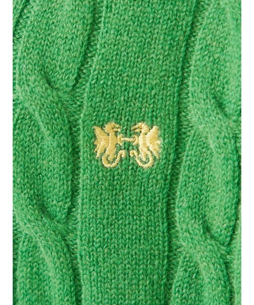 McGREGOR（マックレガー）の「ウールケーブルニットプルオーバー（ニット/セーター・レディース・グリーン/ネイビー/ミント/スモークピンク/ピンク系その他/ナチュラル・M/L）」の21枚目の写真