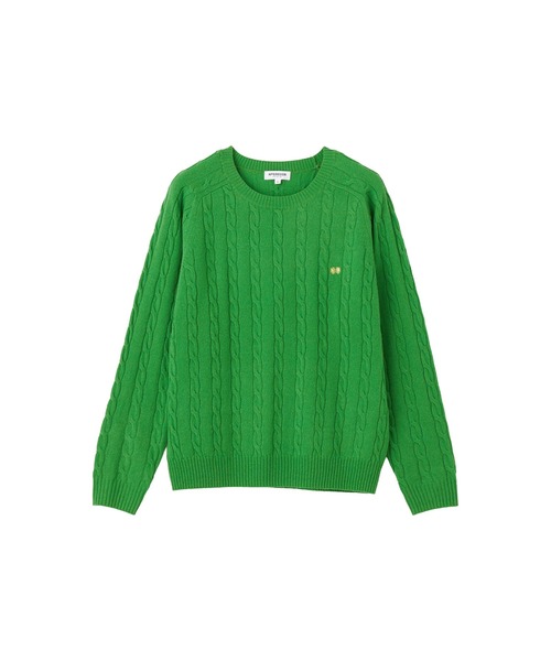 McGREGOR（マックレガー）の「ウールケーブルニットプルオーバー（ニット/セーター・レディース・グリーン/ネイビー/ミント/スモークピンク/ピンク系その他/ナチュラル・M/L）」の8枚目の写真