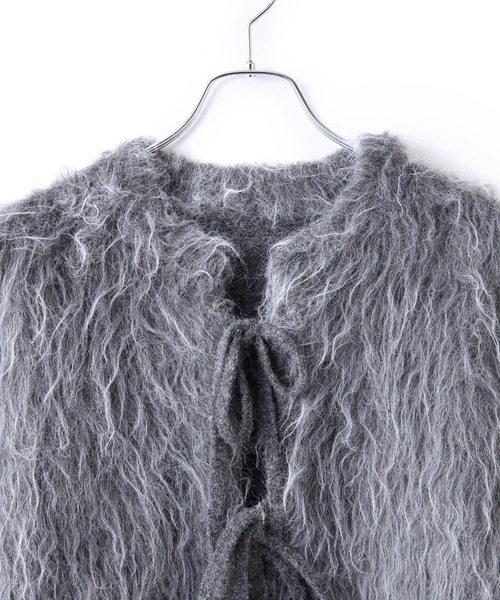 セール】アルパカフラッフィーカーディガン（カーディガン/ボレロ
