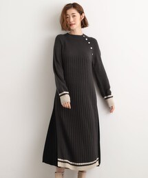 【美品】エスカーダ　ドレス　ワンピース　金ボタン　高級　ウール　羊毛（1548） 金ボタン」に該当するワンピースファッション通販 - ZOZOTOWN