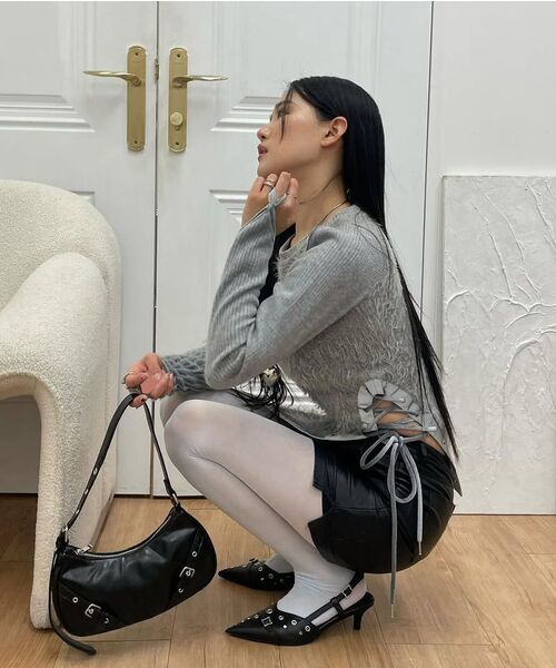 SALT AND CHOCOLATE（ソルトアンドチョコレート）の「フォグバックルバッグ 452431003 (ブラック)（ショルダーバッグ・レディース・その他・FREE）」の9枚目の写真
