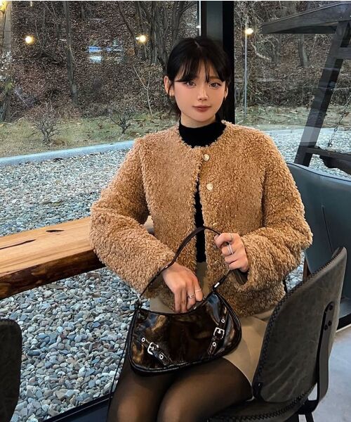 SALT AND CHOCOLATE（ソルトアンドチョコレート）の「フォグバックルバッグ 452431003 (ブラック)（ショルダーバッグ・レディース・その他・FREE）」の2枚目の写真