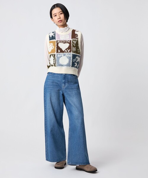 CITEN（シテン）の「＜Lee Izumida×CITEN＞ニットベスト（ベスト・レディース・オフホワイト・FREE）」の3枚目の写真