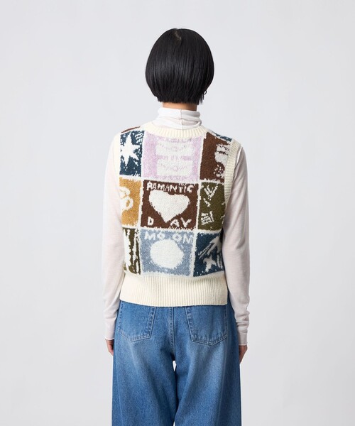 CITEN（シテン）の「＜Lee Izumida×CITEN＞ニットベスト（ベスト・レディース・オフホワイト・FREE）」の6枚目の写真