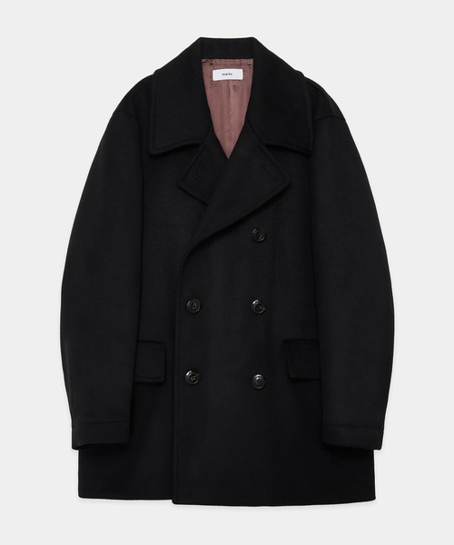 marka(マーカ)の「【MARKA/マーカ】BRIDGE COAT(ピーコート・メンズ・ブラック・1/2)」の1枚目の写真