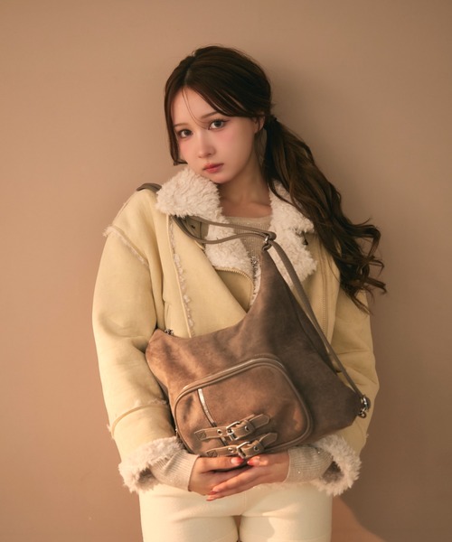 【最終値下げ／美品】SEE BY CHLOE ムートン ジャケット フード付き 美品／定価13】SEE BY CHLOE ムートン ジャケット フード付き