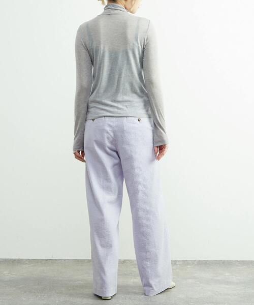 SOFFITTO(ソフィット)の「カシミヤシルク混シアータートルインナー(Tシャツ/カットソー・レディース・ブラック/グレー/オフホワイト・FREE)」の16枚目の写真