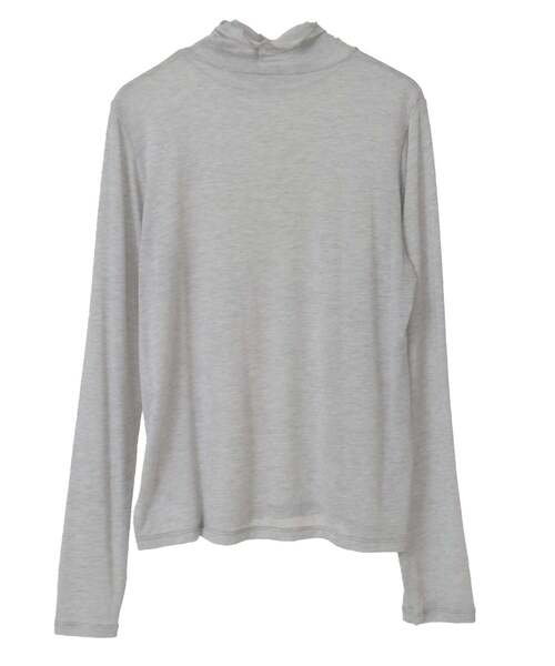 SOFFITTO(ソフィット)の「カシミヤシルク混シアータートルインナー(Tシャツ/カットソー・レディース・ブラック/グレー/オフホワイト・FREE)」の19枚目の写真